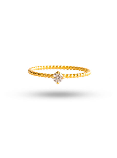 Solitario Petite Moissanite